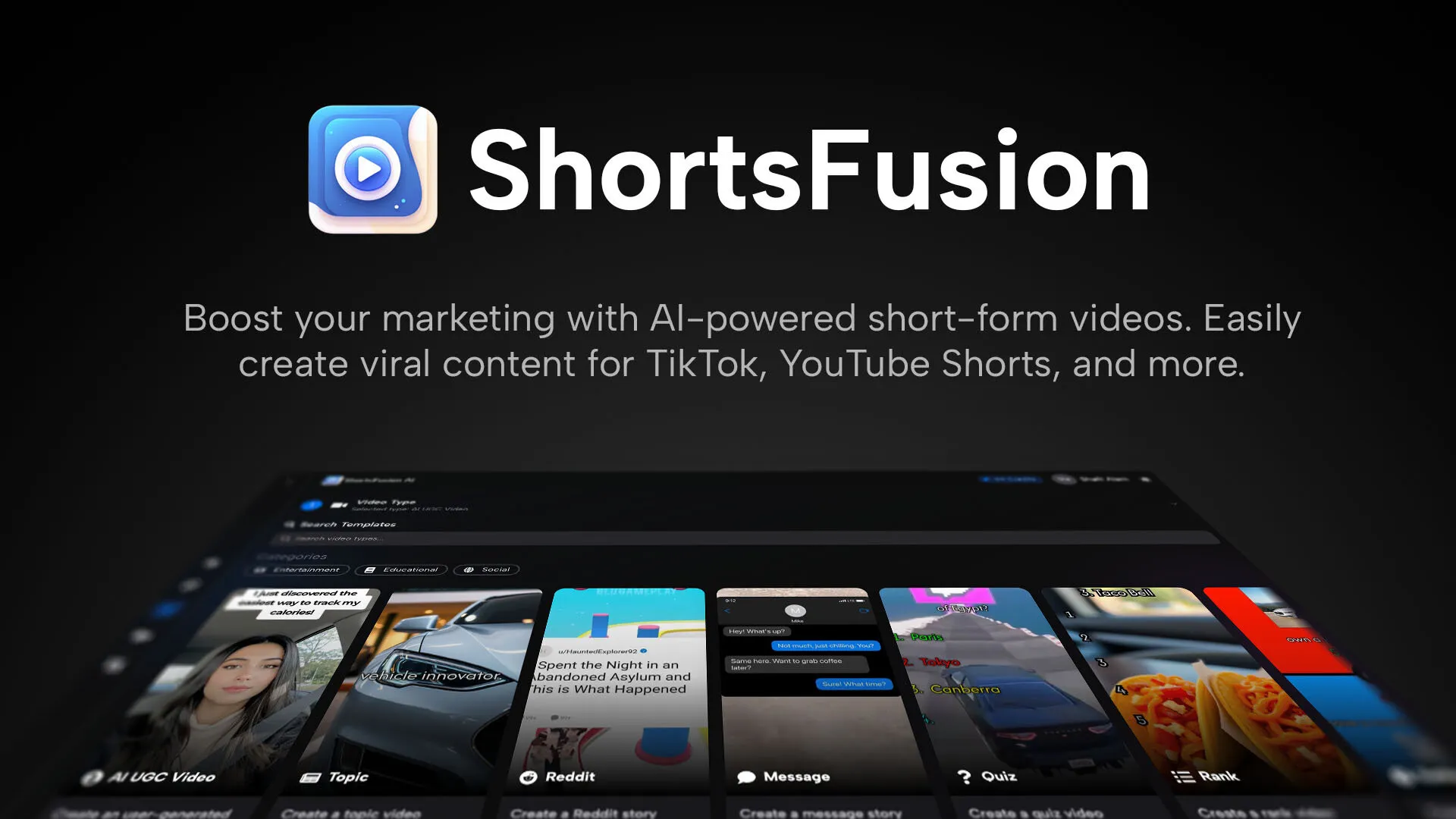 ShortsFusion Promo