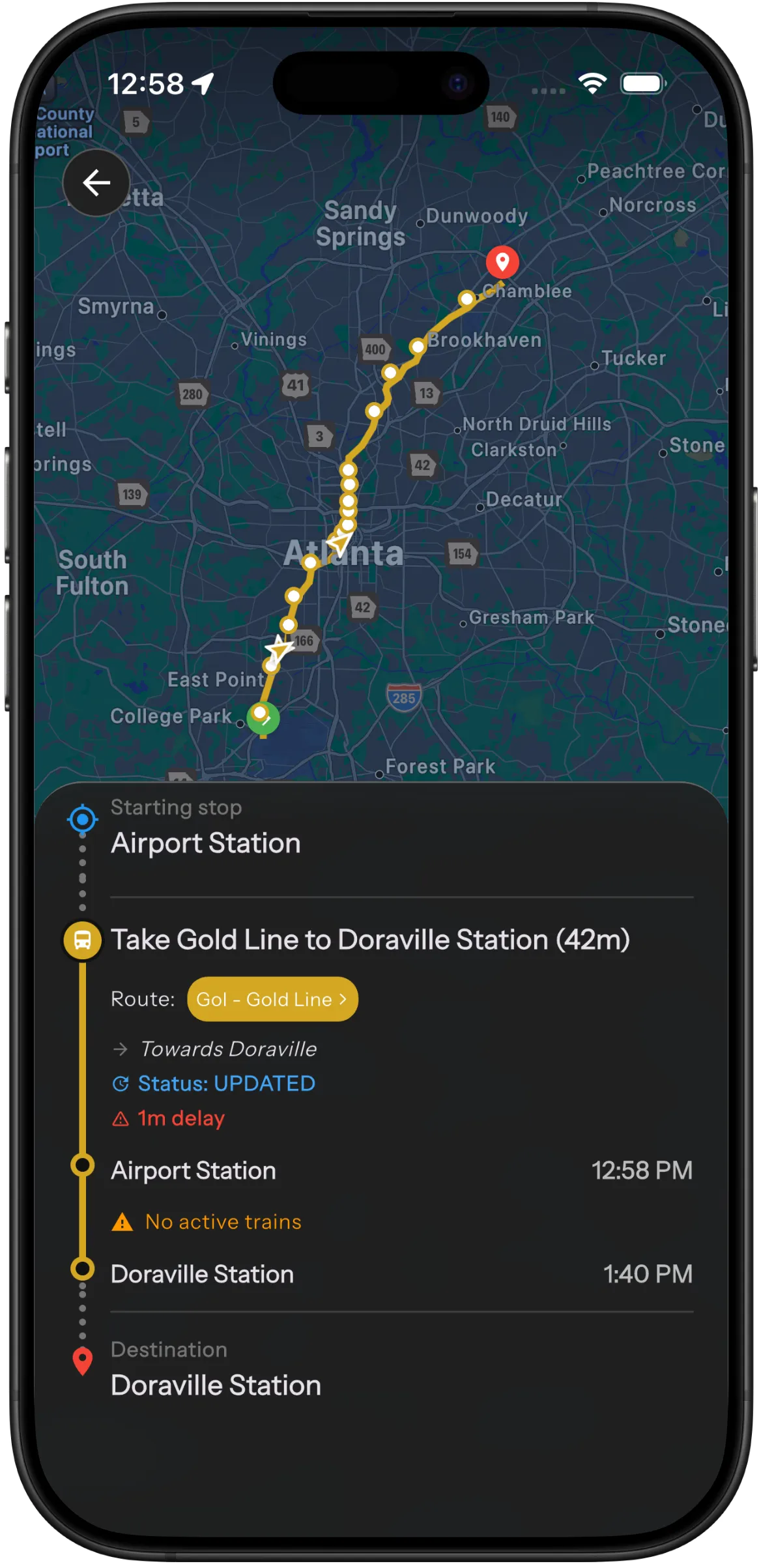 Destination App Directions